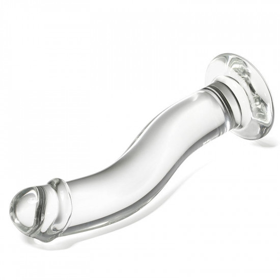 curved glass dildo 6 inch anal toy