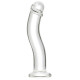 curved glass dildo 6 inch anal toy