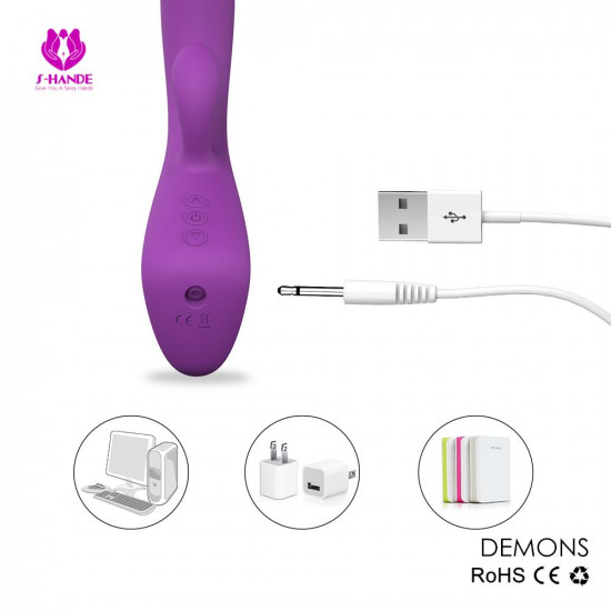 demons - curved silicone g spot vibrator