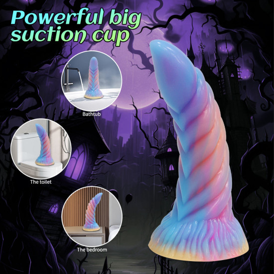 dildo roleplay monster spiral silicone