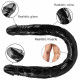 double head 22 inch black dildo