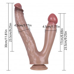 double penetration realistic penis dildo