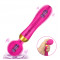 double head magnetic charging wand vibrator for couples