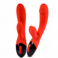 dual vibrating 10 frequencies quiet usb charging rabbit vibrator