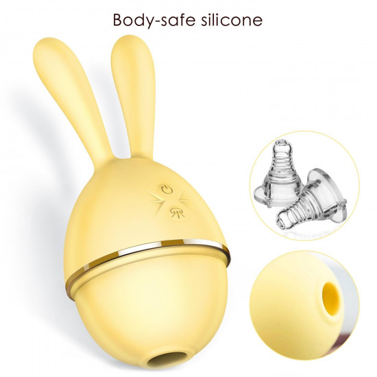erocome 360°sucking vibrating rabbit vibrator for women