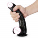 ezra - black dildo with suction cup 7 inch