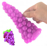 faak grape realistic large anal plug beads g-spot clitoris dildo toy