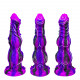 fantasy dog knot anal dildo glitter