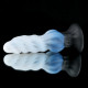 fantasy ice wolf rib silicone dildo