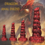 fire breathing dragon dildo butt plug