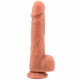 flesh 9 inch vibrating dildo