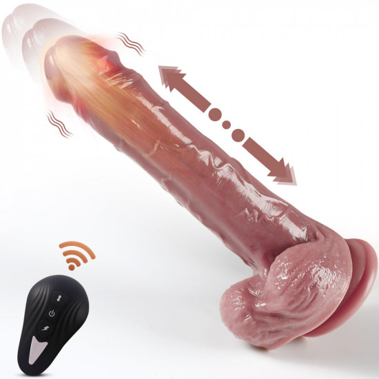 flesh silicone vibrator realistic dildo