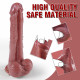 flesh silicone vibrator realistic dildo