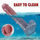 flesh silicone vibrator realistic dildo