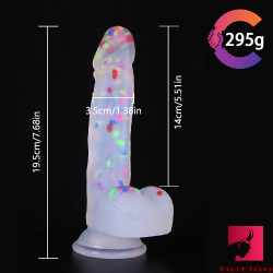 flesh cystal realistic strap on dildo for men women lesbian masturbation