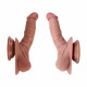 flexskin dildo strap on 8inch silicone