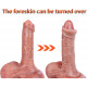 foreskin covered 7 inch dildo