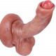 foreskin covered 7 inch dildo