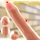 foreskin penis 9 inch realistic vibrator dildo