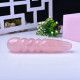 four ring pink crystal dildo