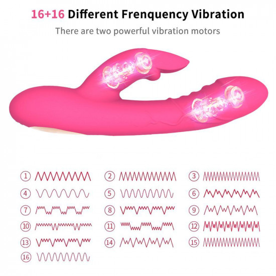 double vibrater rabbit dildo sex toy