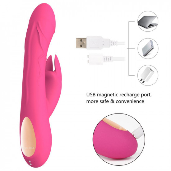 double vibrater rabbit dildo sex toy