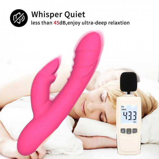 double vibrater rabbit dildo sex toy