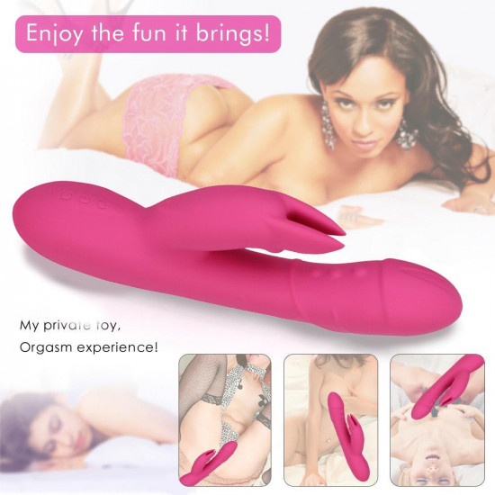 double vibrater rabbit dildo sex toy