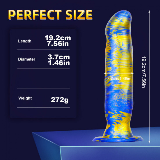 gay anal dildos mixed colors silicone