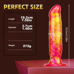 gay anal dildos mixed colors silicone