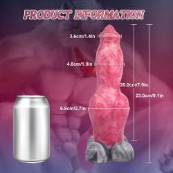 shepherd huge knot dildo 9 inch