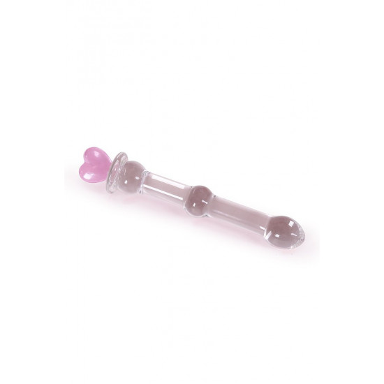 glass heart dildo ice anal toys