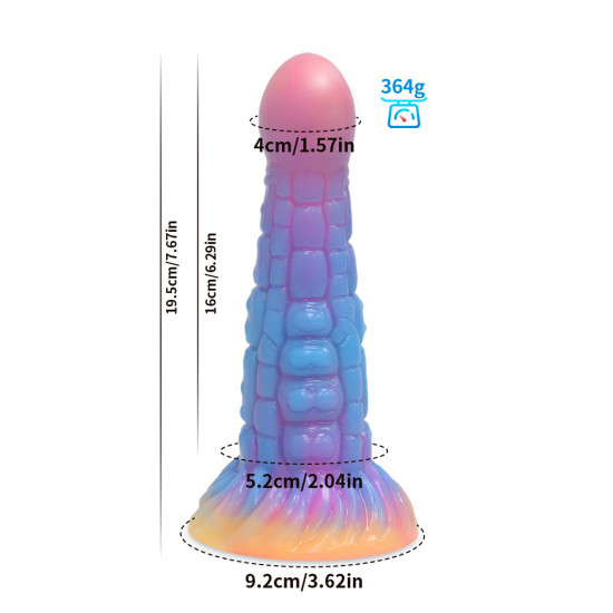 glow in the dark creature anal dildo