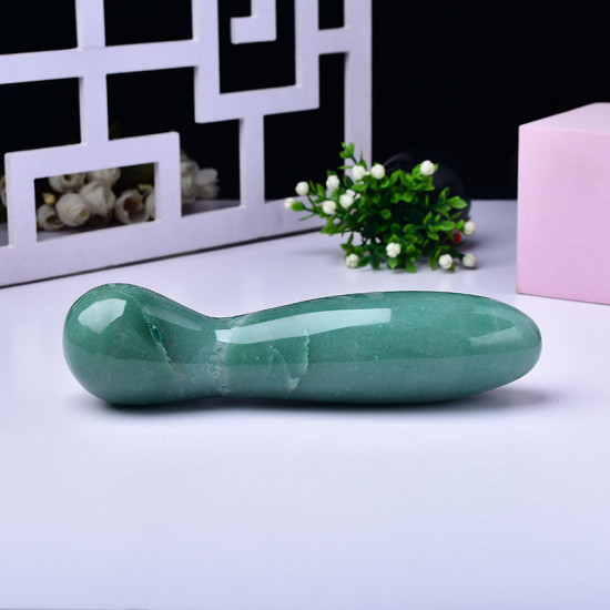 green aventurine crystal dildo