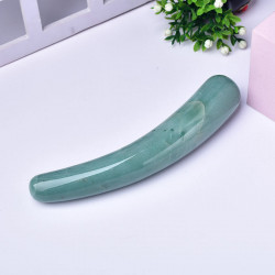 green aventurine curve dildo