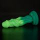 green simulation dragon silicone dildo