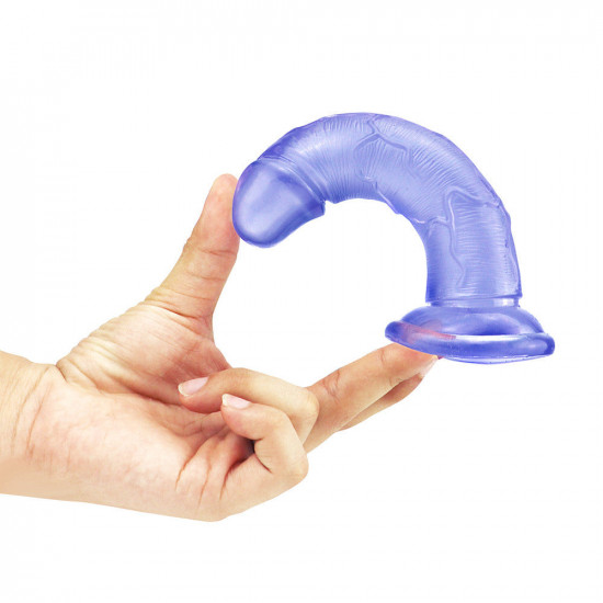 6 inch blue dildo mini