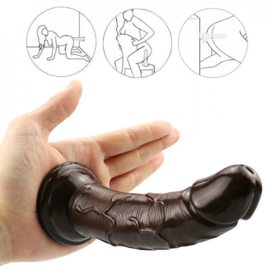 6-inch coffee dildo