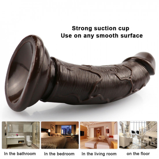 6-inch coffee dildo