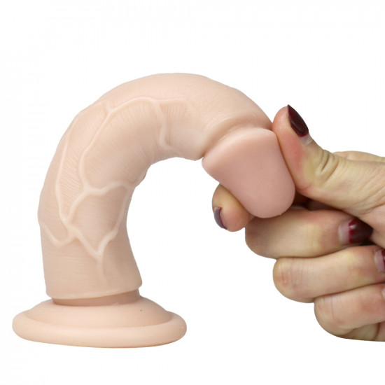 6-inch skin-colored dildo