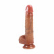 hands free dildo 8 inch brown for women 