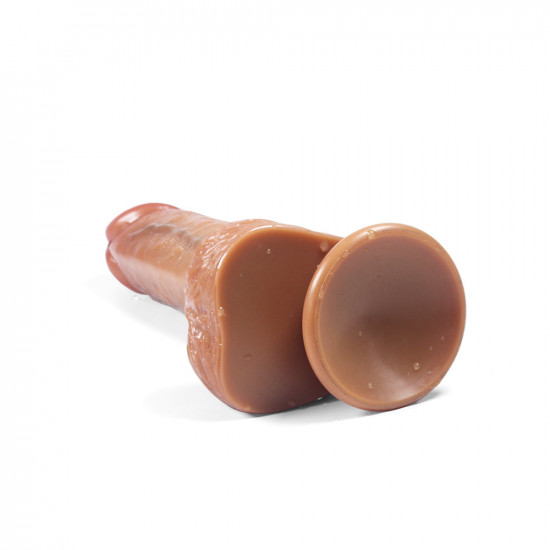 hands free dildo 8 inch brown for women 