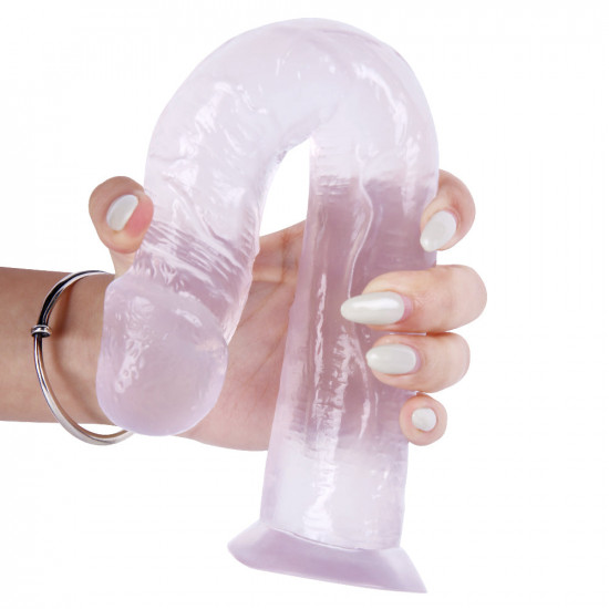 harness compatible dildo clear suction cup straps on