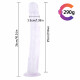 harness compatible dildo clear suction cup straps on