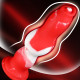 hell wolf knotted silicone dildo