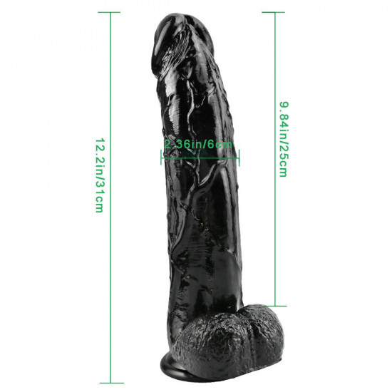 huge black dildo 12 inch giant