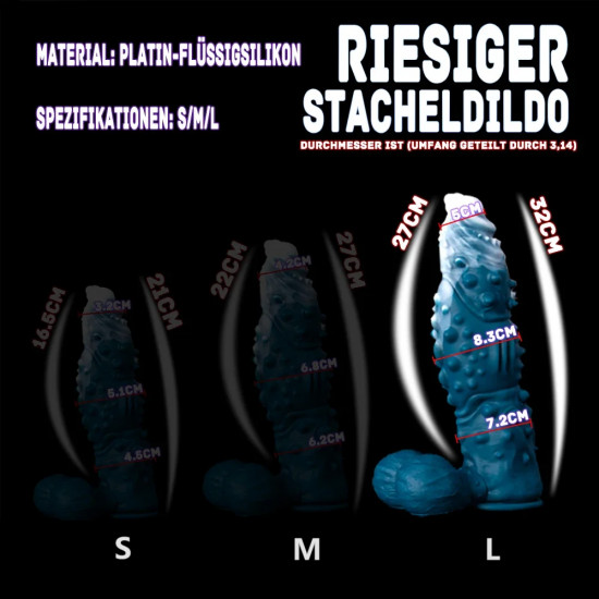 ice dragon dildo spiked fantasy sex toys