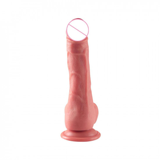 japos - realistic silicone suction dildo 6 inch