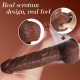 king cock dildos 14 inch brown