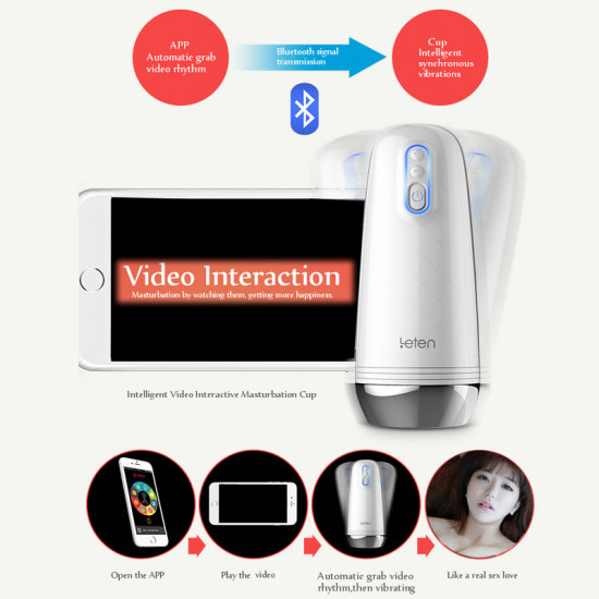 leten z9 intelligent video interactive male masturbator with vr